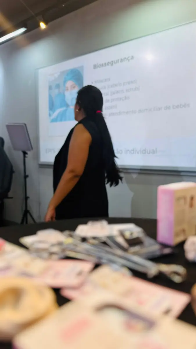 Matéria de Biosegurança da aula do curso de furo humanizado