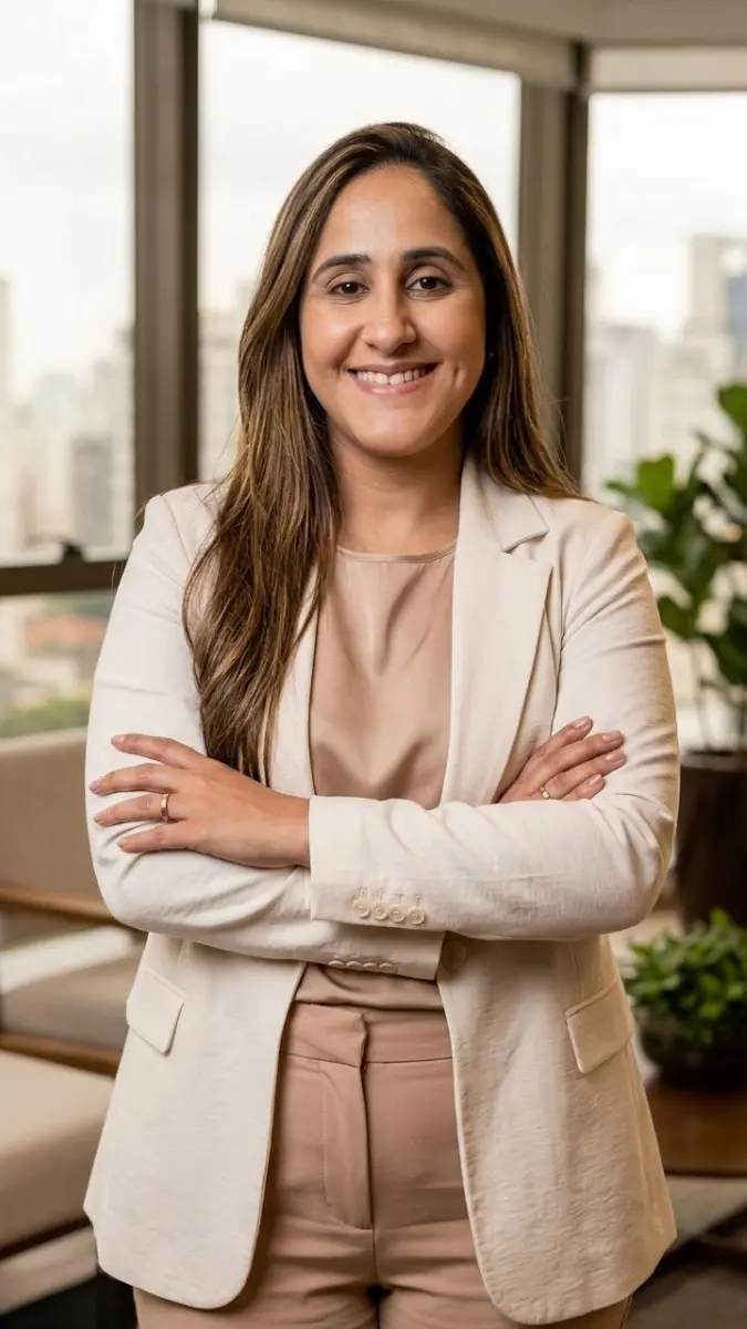 Foto de apresentação da Izabela Lares, mentora do curso de Furo humanizado de orelha em Belo Horizonte